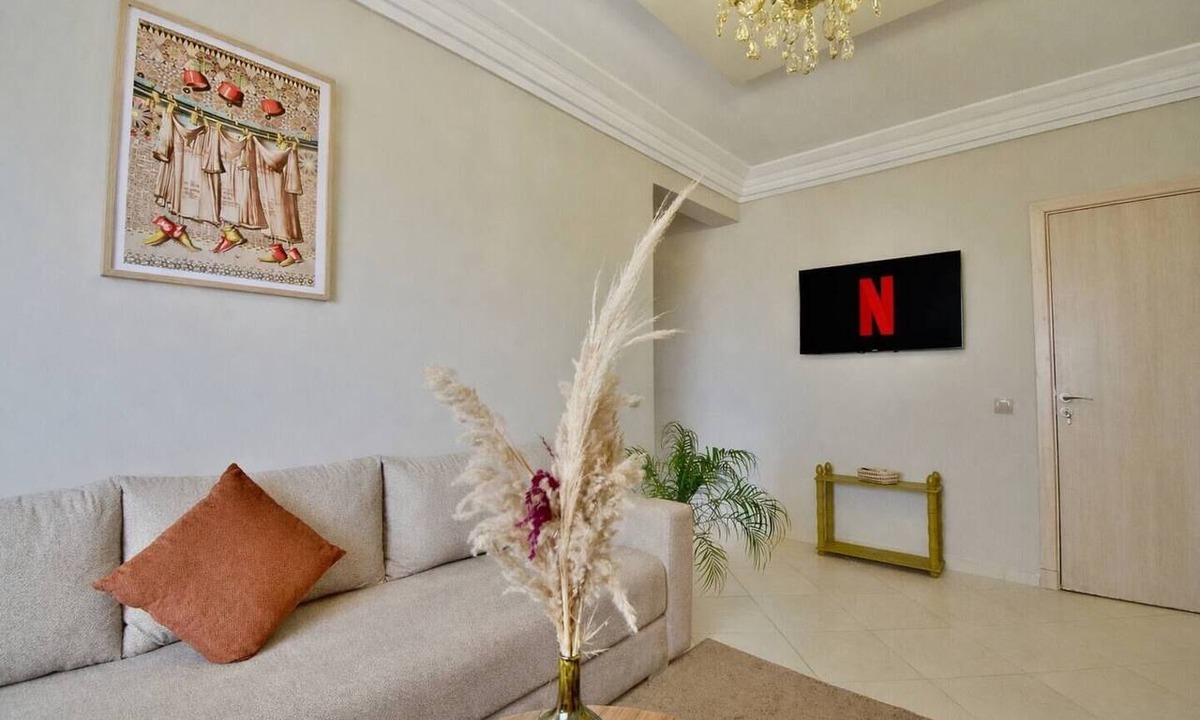 Targa Apartment | Appartement élégant 7mn de Guéliz –WiFi & Netflix