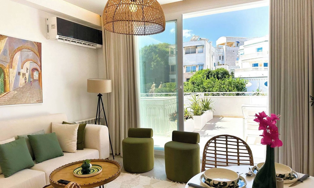 Sidi Bou Said Apartment | Appartement Nessma 2 Bedrooms