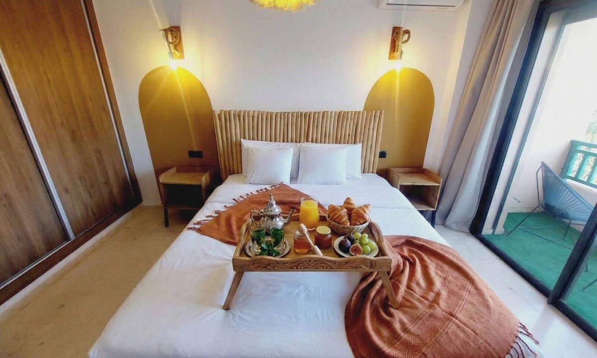 Semlalia Apartment | Bohemian chic in the heart of the red city with swimming pool