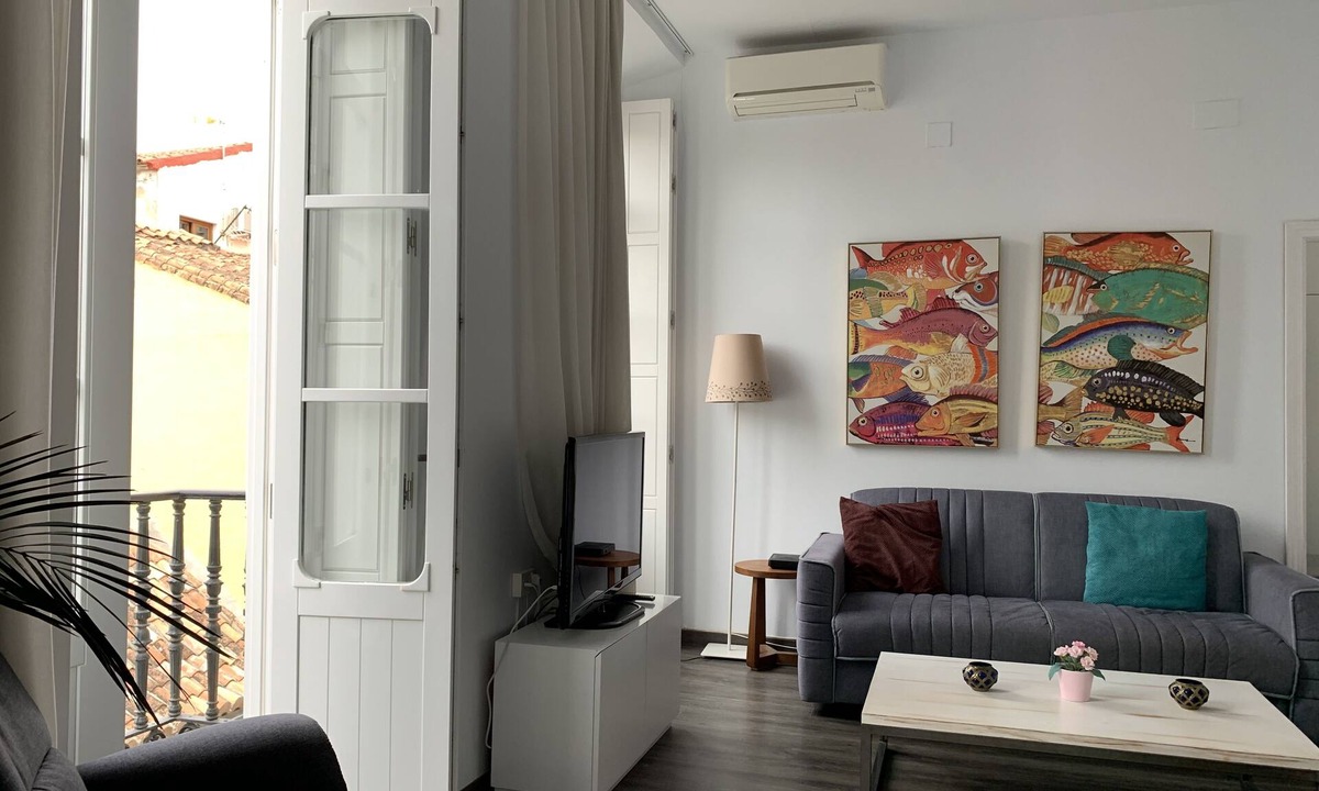 Malaga Historic Centre Apartment | Charming 1 BR Apartment in Málaga Historical Center, WIFI and balconies (4p)