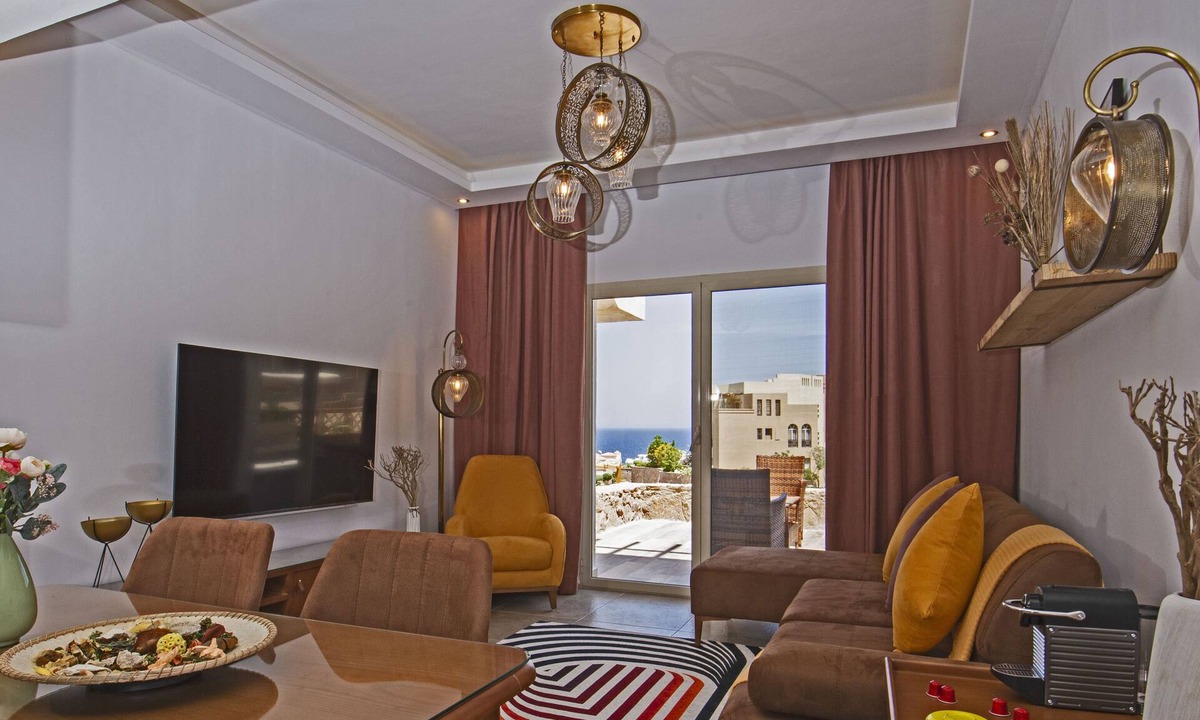 Sahl Hasheeh Apartment | Charming 2-bedroom apartment with full sea view,Azzurra Sahl Hasheesh