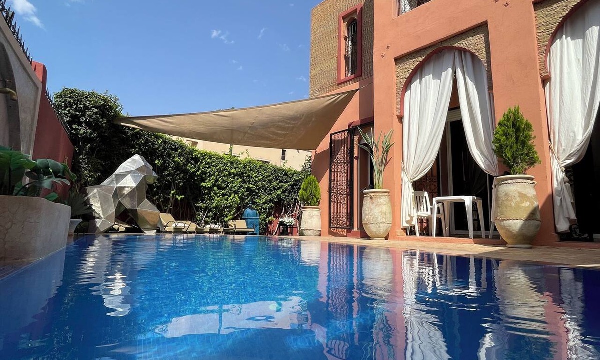 Targa Villa | Charming riad with half-board included, private heated pool, Jacuzzi, near the city center