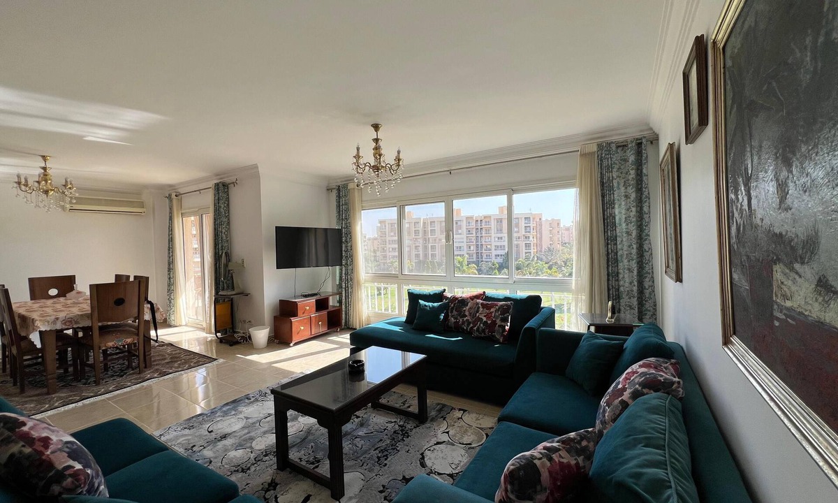 Madinaty Apartment | Cozy 4-bedroom apartment newly furnished in beautiful Madinaty with WiFi, AC