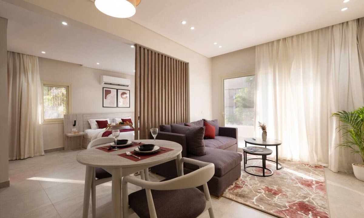 Maadi Apartment | Modern 88 Studio – Pool, Gym & More by spacey