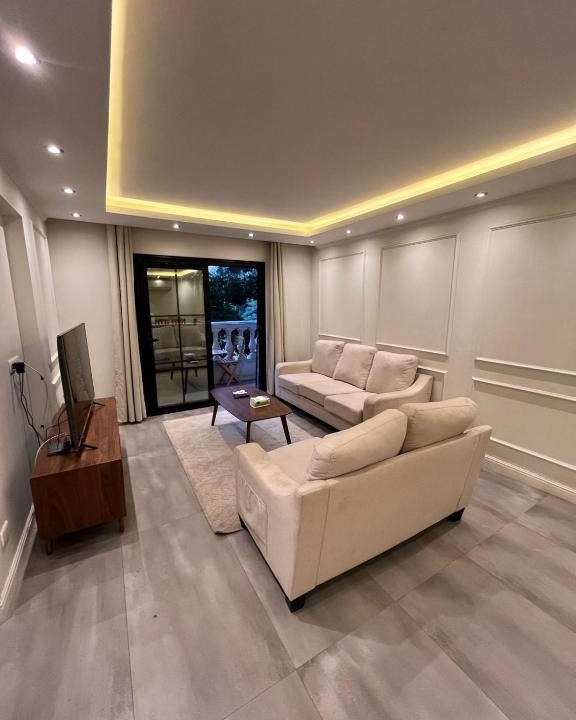 Agouza Apartment | Elegant garden view 3BR