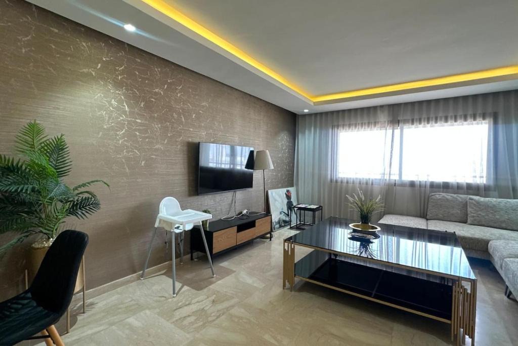Casablanca Apartment | Luxury 3BR Prime Casablanca Designer Stay