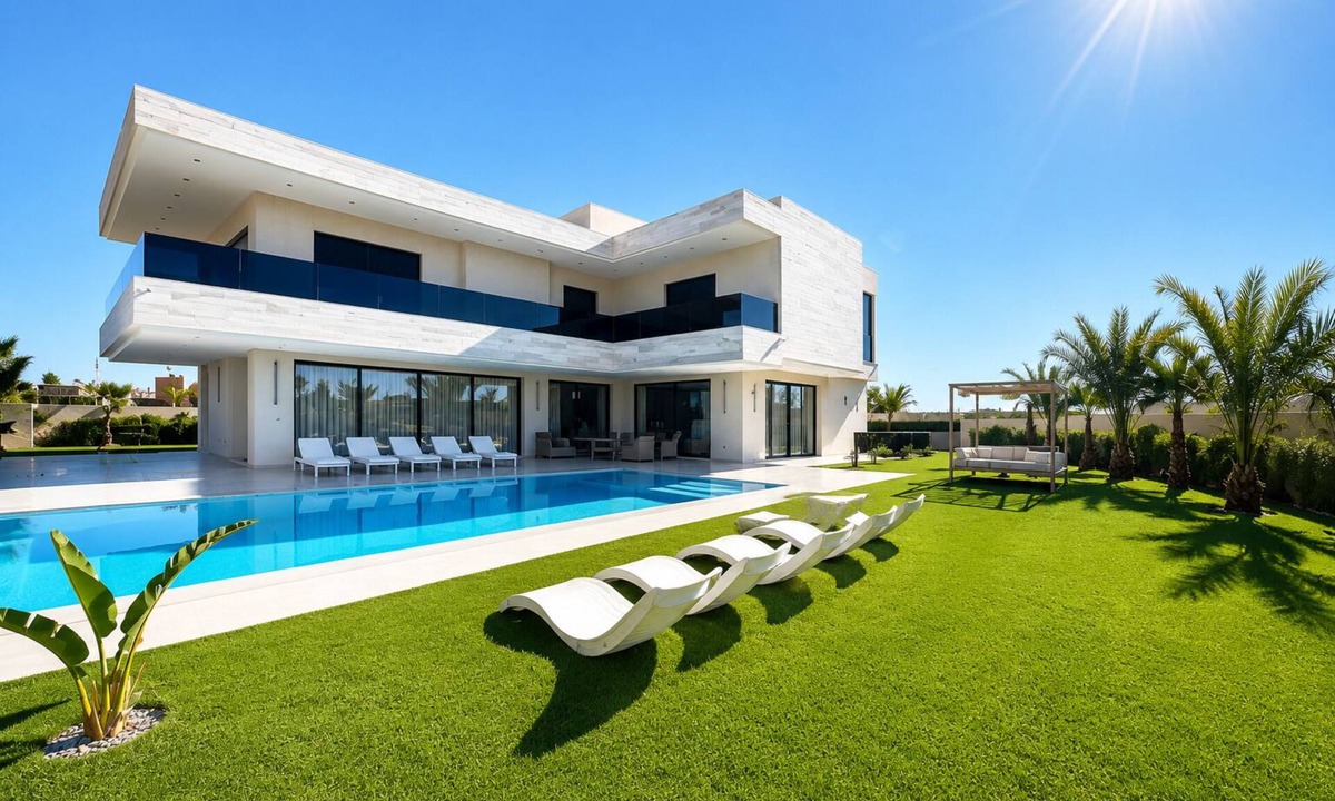 Agdal Villa | Luxury villa Zakarya heated pool fitness jacuzzi