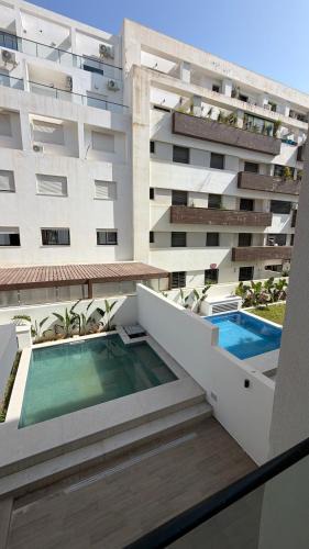 La Soukra Apartment | Nouvelle Soukra - Luxury Pool View Suite