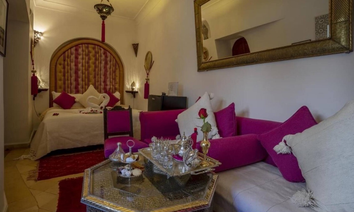 Riad Zitoun Jdid Bed & Breakfast | Riad Anabel - Rose Suite