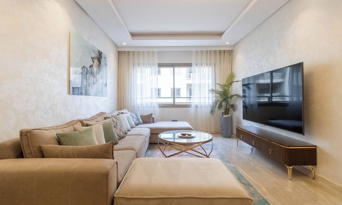 Nouaceur Apartment | Spacious 3BR Apt 8 min to Casablanca Airport CMN; Sleeps 6, Free Parking & WiFi