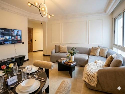Racine Apartment | Spacious apartment with private terrace and secure parking in the heart of Casablanca