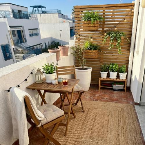 Sidi Bou Said Apartment | The Al Hamra Carthage Suite with Terrace