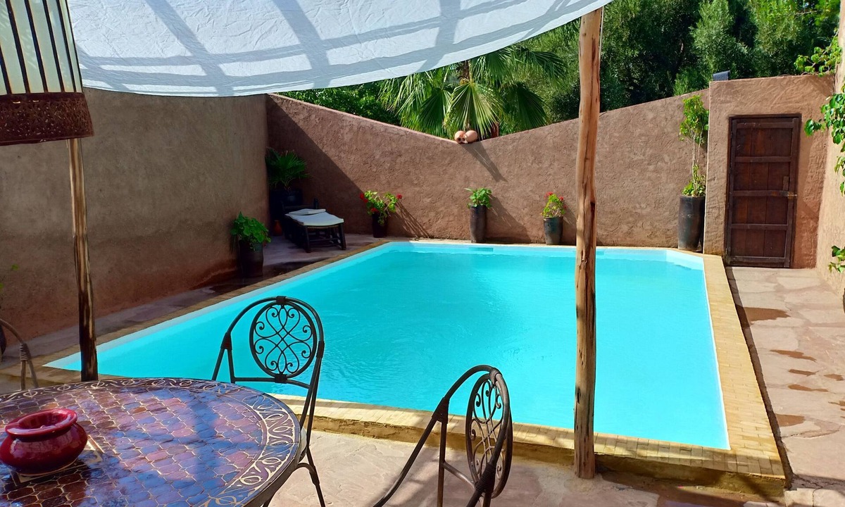 Marrakech Villa | Traditional house of charm any comfort with swimming pool without person opposite.