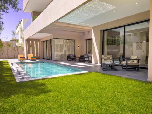 Tassoultante Villa | VILLA DE LUXE à Marrakech, GOLF, Piscine, 10 min du centre