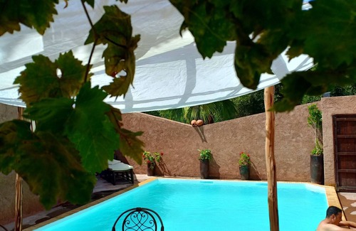 Marrakech Villa | Traditional house of charm any comfort with swimming pool without person opposite.