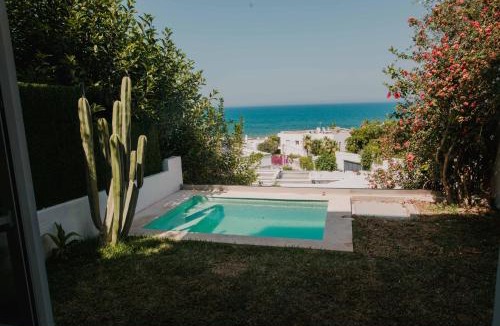 Sidi Abdel Aziz Apartment | Écrin bleu - Vue mer & piscine