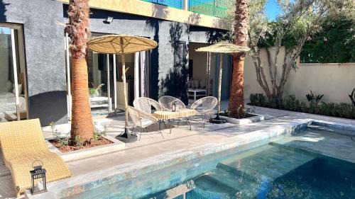 El Aggada Villa | Évasion magic - gym et hammam - Piscine privée