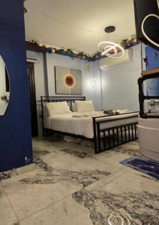 Heliopolis Apartment | 1BD Studio Jacuzzi Free pick-up 5min to Cairo Airport, Massager, appartement, hotel, Sheraton Al matter