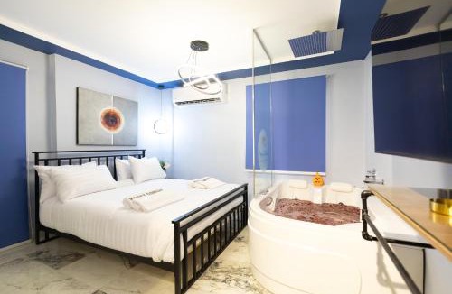 Heliopolis Apartment | 1BD Studio Jacuzzi Free pick-up 5min to Cairo Airport, Massager, appartement, hotel, Sheraton Al matter