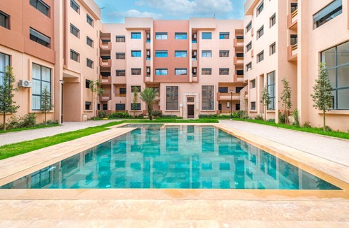 Semlalia Apartment | 3 min de Guéliz – Appart avec balcon, vue piscine