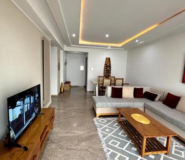 El Bassatine Apartment | Abilia Apt - À Proximité de l'Aéroport - Parking gratuit et Wi-Fi rapide