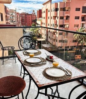 El Hara Apartment | Appartement Haut Standing 2 Chambres avec 2 Terrasses au Centre Gueliz Marrakech