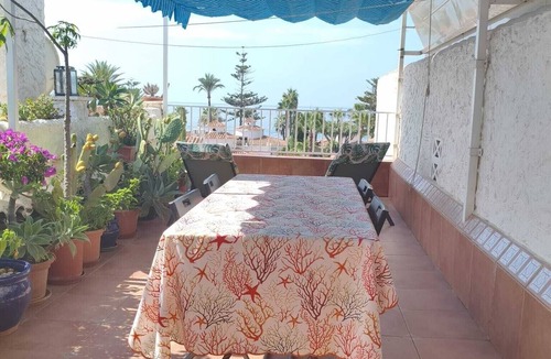 Torrox Costa Apartment | Balcón Pueblo Andaluz Apartment with Sea Views, Wi-Fi and Air Conditioning