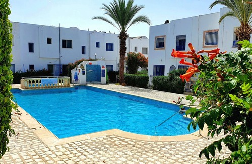 Hammamet Sud Apartment | Beautiful renovated duplex studio with swimming pool