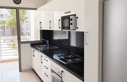 Cherrat Apartment | Bouznika Beach: 2-bedroom with a pool