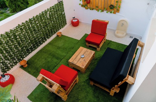 Nabeul Apartment | CASABLU Apparte - Cozy blue terrace, Sunset view