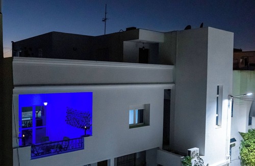 Nabeul Apartment | CASABLU Apparte - Cozy blue terrace, Sunset view