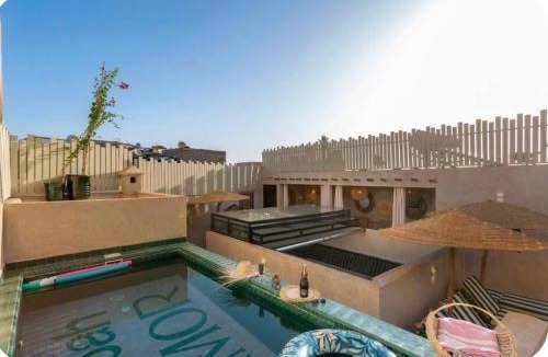 El Hara Villa | Casbah Amor Hotel Riad Rooftop with Heated Pool Air Conditioning
