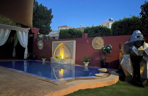 Targa Villa | Charming riad with half-board included, private heated pool, Jacuzzi, near the city center