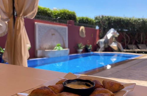 Targa Villa | Charming riad with half-board included, private heated pool, Jacuzzi, near the city center