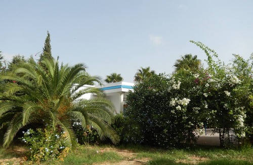 Chott Mariem Villa | Charming villa in Chott-Meriem Kantaoui Sousse sea view, flower garden with trees