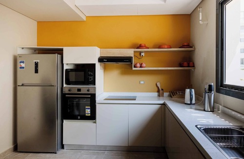 New Cairo Apartment | Chic 2BR Serviced Apartment Pool view at Sodic Villette, New cairo