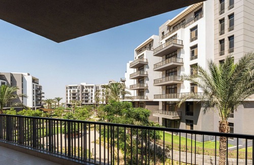 New Cairo Apartment | Chic 3BR Garden View Apart at Cairo Festival City