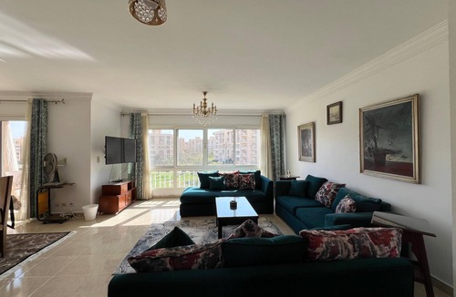 Madinaty Apartment | Cozy 4-bedroom apartment newly furnished in beautiful Madinaty with WiFi, AC