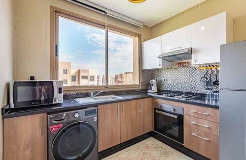 Menara Apartment | Cozy apartment with pool in Argan, 3 bedrooms