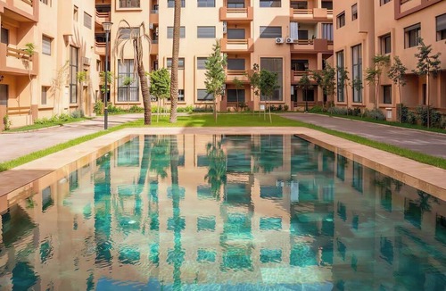 Semlalia Apartment | Cozy Studio with Pool View & 4 Pools – Near Gueliz