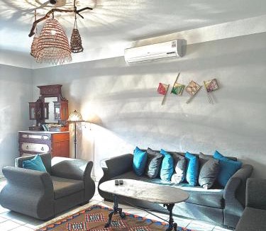 El Maamoura House | Dar Fatma Maamoura Walk to Beach Tunisian Getaway