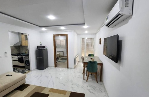 Ariana Apartment | Elegant Furnished S1 with Security in Ariana - Tunisia