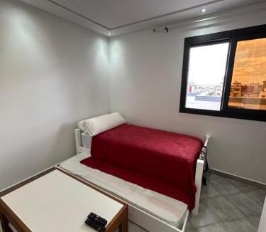 Tetouan Apartment | Estudio equipado dos personas con ascensor y terraza cerca de aeropuerto de Tetuan Lot Swani