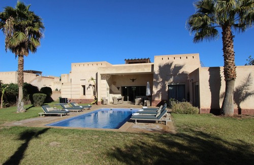 Zaouia Sidi Abdallah Ben Sassi Villa | Exceptional villa with private pool in Marrakech, Palmeraie area, Atlas view
