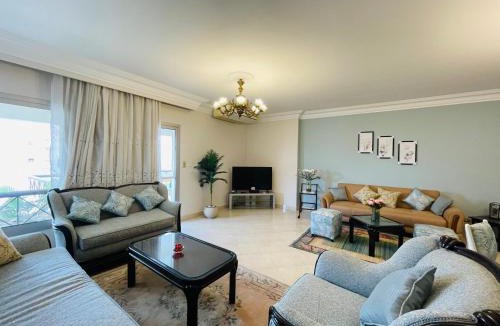Al Rehab Apartment | Family-Friendly 3BR Apartment in Rehab City