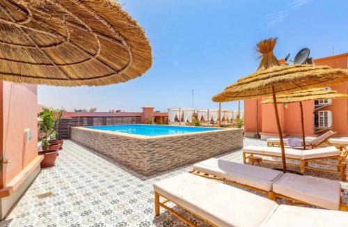 Gueliz Apartment | Hypercentre, Cosy, 2 piscines, Sauna, Hammam