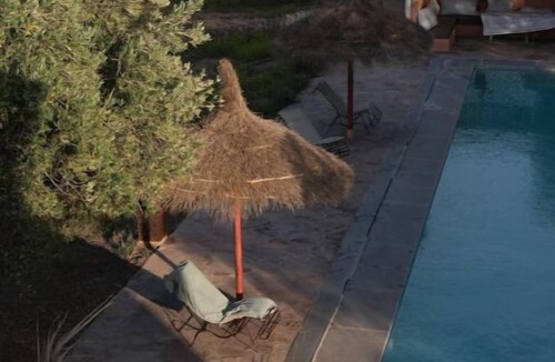 Tameslouht House | Le Patio des Sables. Swimming pool & Atlas view