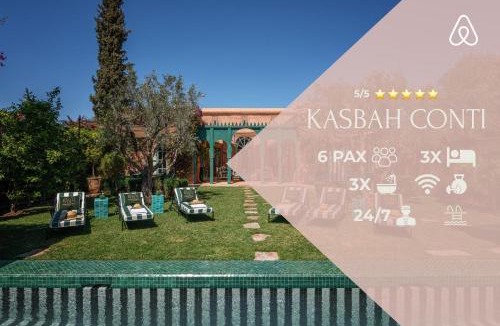 El Aggada Villa | Luxurious Villa with private pool - Kasbah Conti