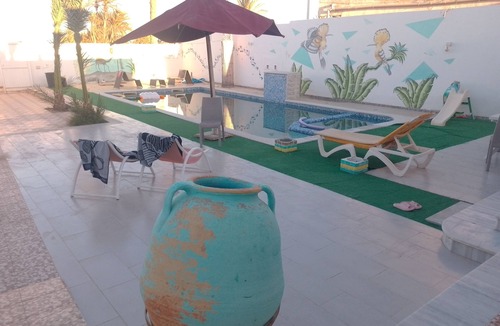 Houmt Souk Villa | Mahbouba house facing the sea Djerba Midoun