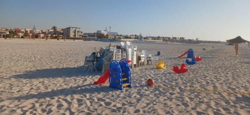 Dawwar Saqr Apartment | Marhaba Beach 2 bedroom apartment with air conditioner Egyptian only